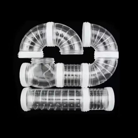 DIY Hamster Tunnel Tubes Set Transparent - MyPetDollar.com