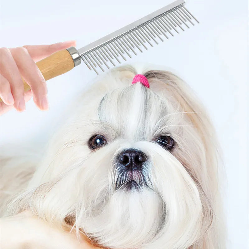 Cat Comb Stainless Steel Cat Brush Dog Hair - MyPetDollar.com
