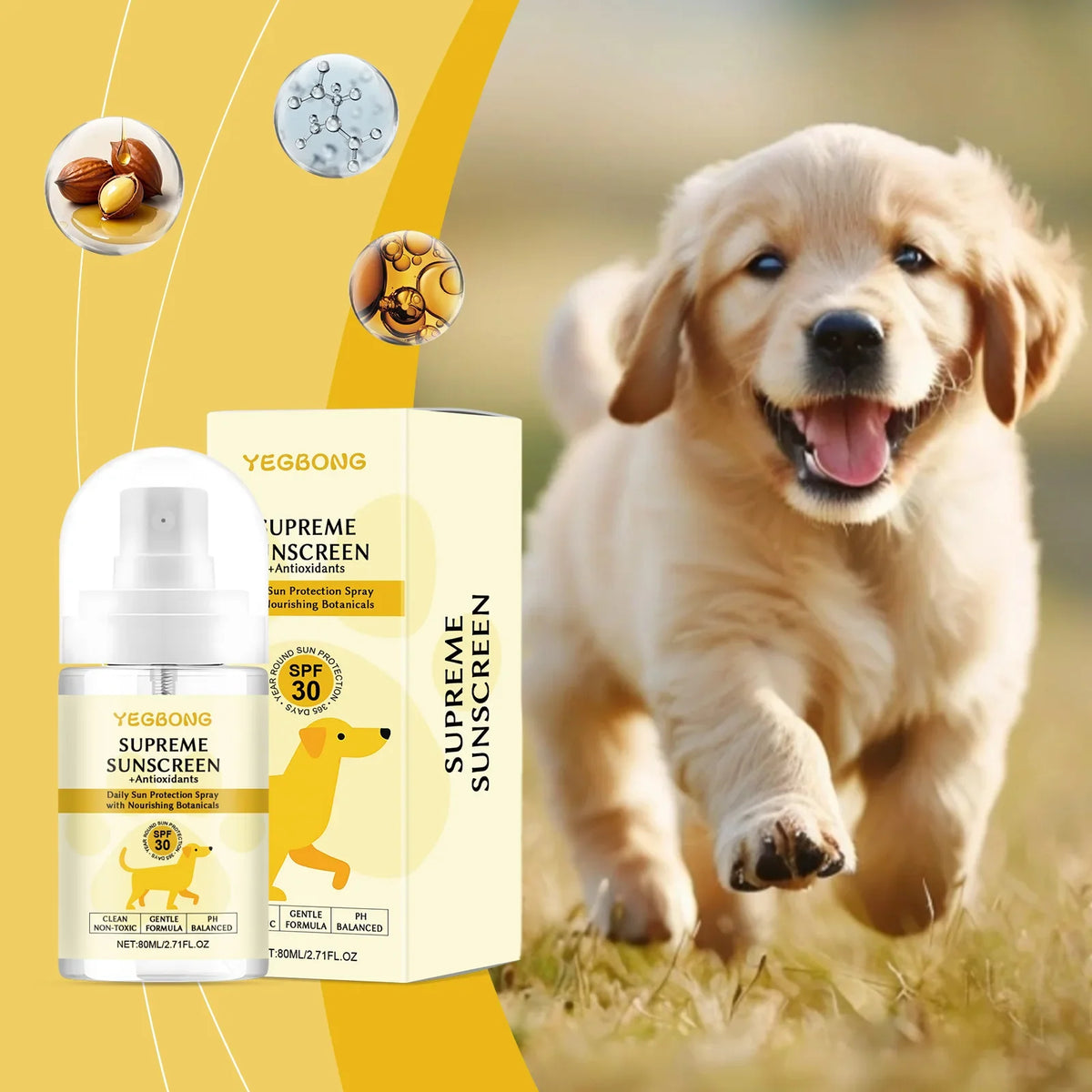 Dog Sunscreen Spray Enhance Skin Resistance - MyPetDollar.com