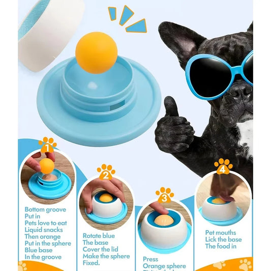 Pet Slow Licking Bowl For Dogs/cats, - MyPetDollar.com