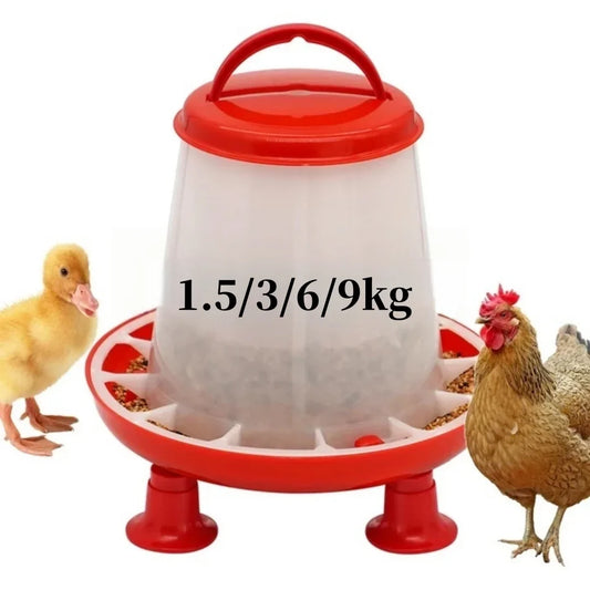 1.5/3/6/9kg Chicken Duck Feeder Bucket With - MyPetDollar.com