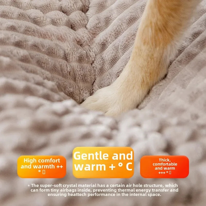 Autumn Winter Dog Cat House Warm Thick Shape - MyPetDollar.com