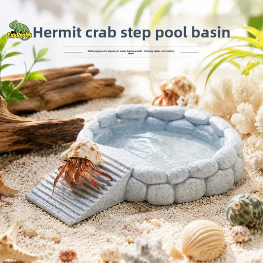 3D Printed Faux Marble Hermit Crab Bath – - MyPetDollar.com