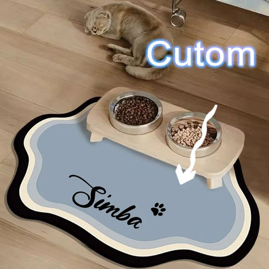  Custom Pet Feeding Mat Cute Shape Dog - MyPetDollar.com