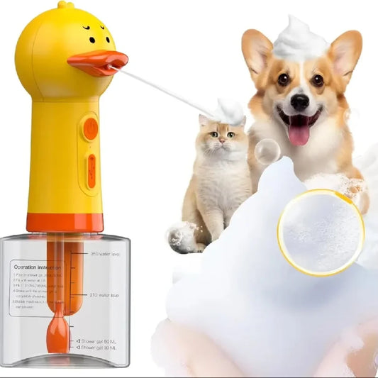 Cute Duck Pet Cleaning Bathing Electric Foam - MyPetDollar.com