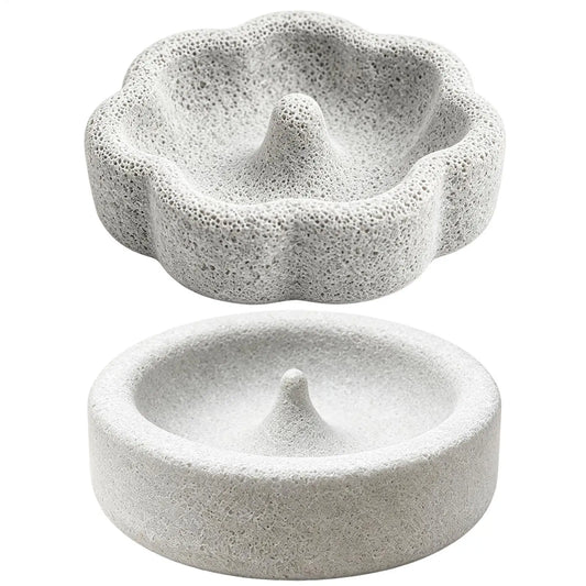 Round Parrot Feeding Bowl Parrot Stone Basin - MyPetDollar.com