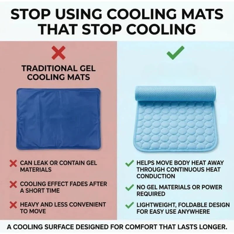 Summer Cooling Dog Cat Ice Pad Mat Pet Ice - MyPetDollar.com