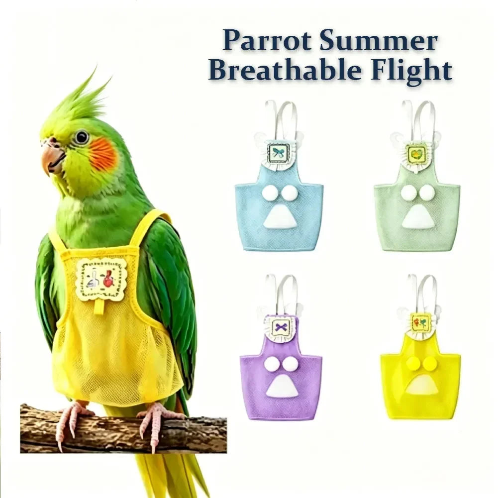 Universal Parrot Harness Vest with Leash for - MyPetDollar.com