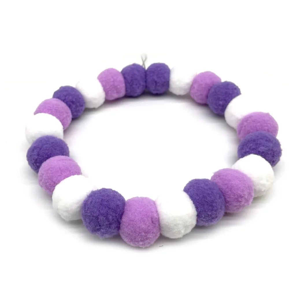 30pcs Pet Dog Rainbow Style Hair Ball - MyPetDollar.com