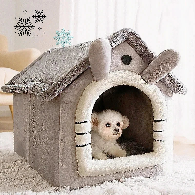Winter Folding Pet House Kennels for Small - MyPetDollar.com