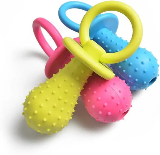 Pet Rubber Pacifier Dog Toy Interactive - MyPetDollar.com