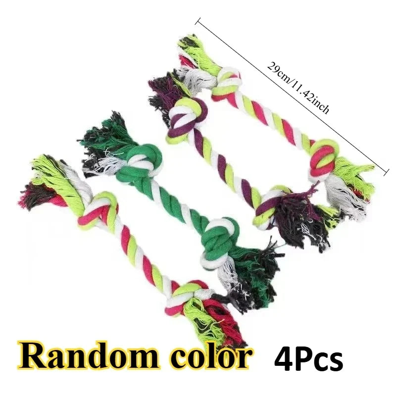 Durable Braided Cotton Rope Dog Chew Toys, - MyPetDollar.com