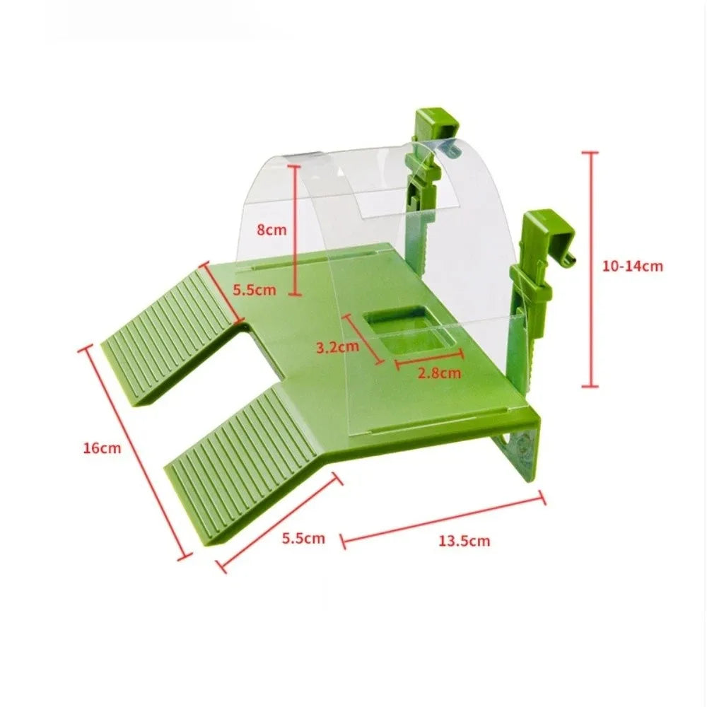 Double Ramp Turtle Basking Platform Anti Escape Cover