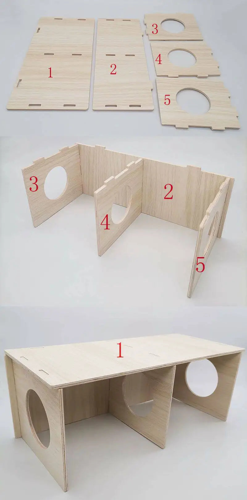 Hamster Solid Wood Shelter Hedgehog Wooden - MyPetDollar.com
