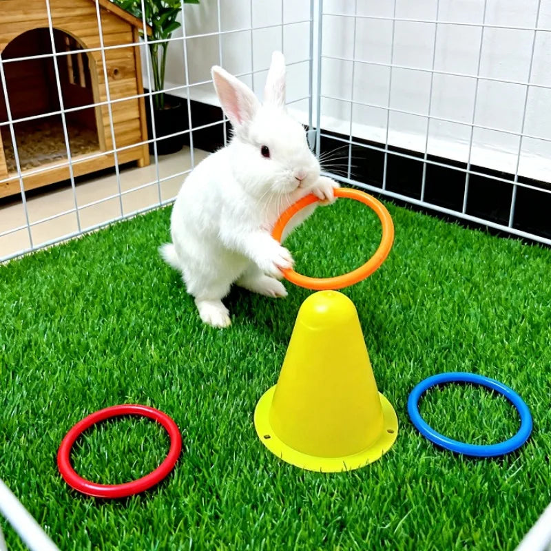 7cm Rabbit Ferrule Toy Interactive Training - MyPetDollar.com