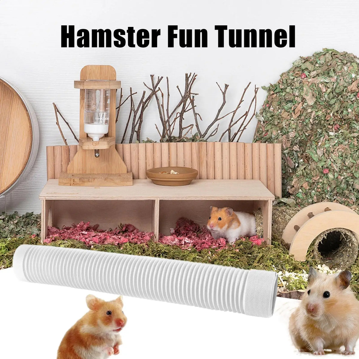 Hamster Tube Foldable Ferrets Training - MyPetDollar.com