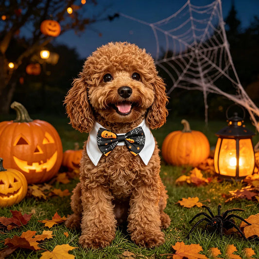 Halloween Cat Dog Bow Collar Adjustable - MyPetDollar.com
