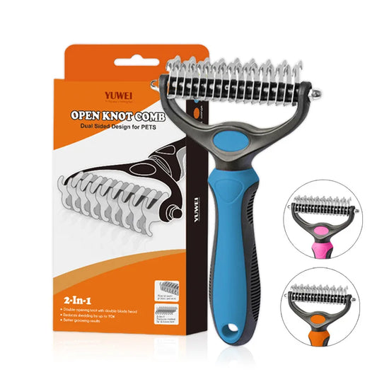 Hot Double Toothed Dog, Cat, Pet Hair Comb; - MyPetDollar.com
