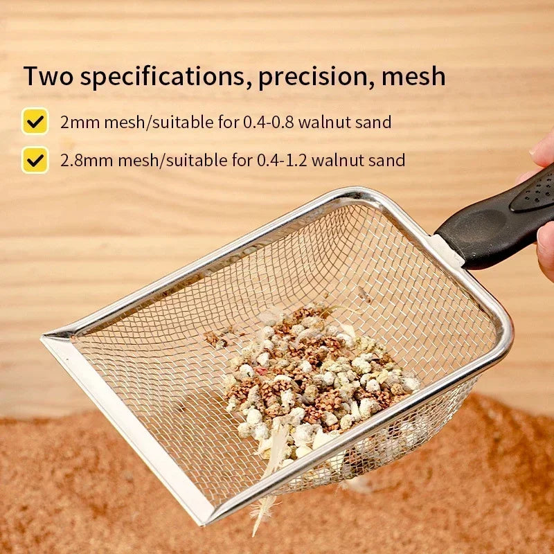 Cat Litter Shovel Stainless Steel Reptile - MyPetDollar.com