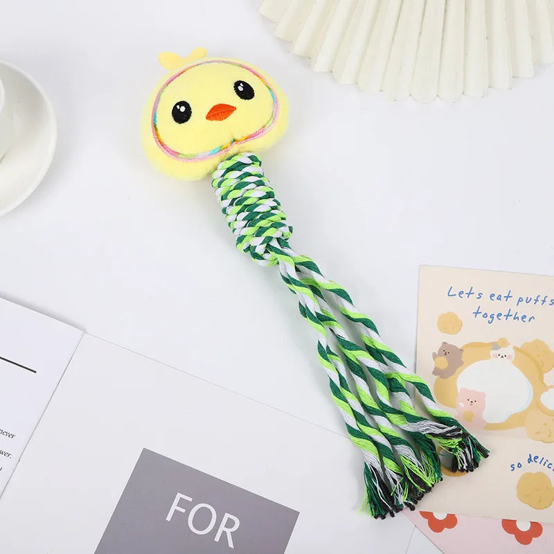 Dog Rope Plaything Bite Resistant Grinding Animal Interactive
