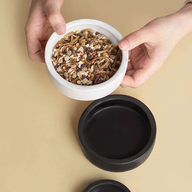 Reptile Food Ceramic Bowl Anti-Escape - MyPetDollar.com