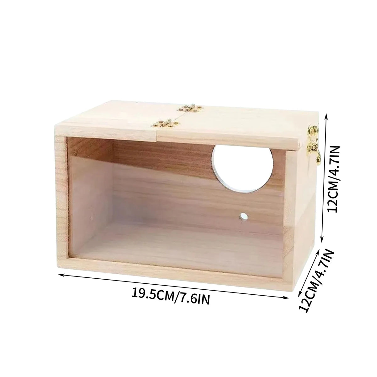 Transparent Design Parakeet Cockatiel Bird House – 4 Colors