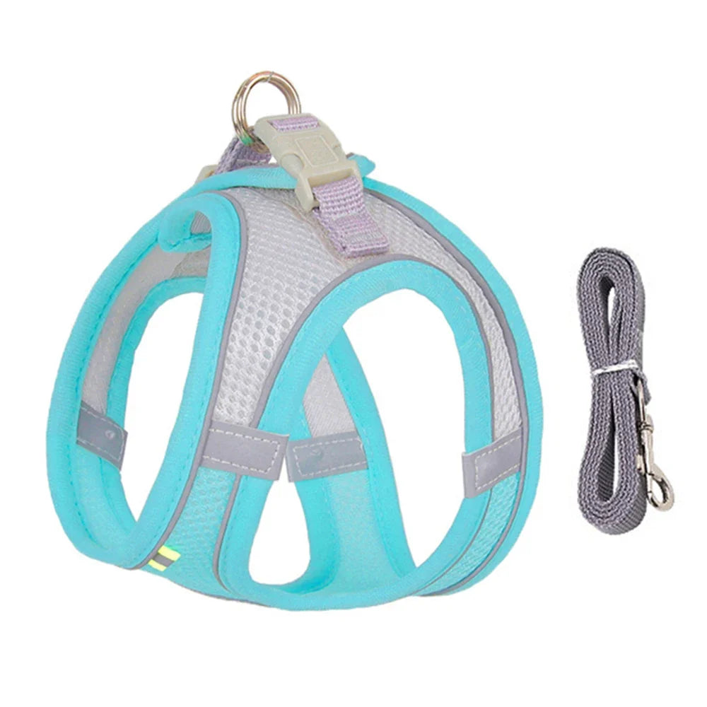 Puppy Cat Vest Harness With Leash Breathable - MyPetDollar.com