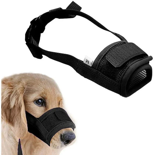 Pet Dog Adjustable Bark Bite Mesh Mouth - MyPetDollar.com
