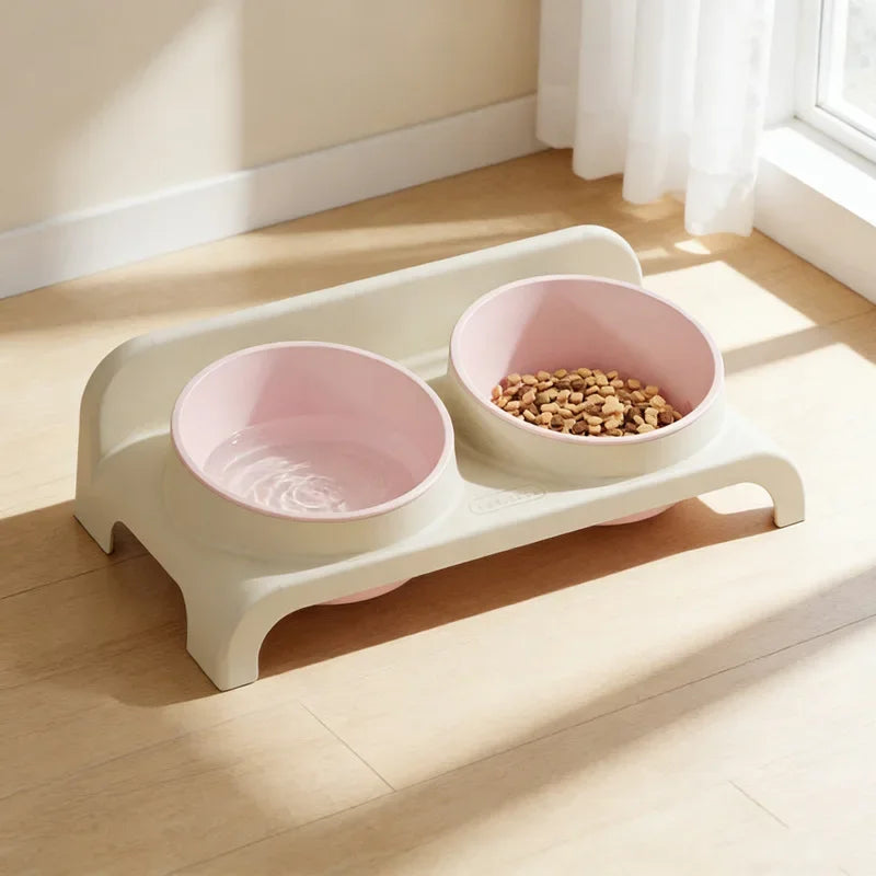 Adjustable Height Pet Double Bowl Feeder for - MyPetDollar.com
