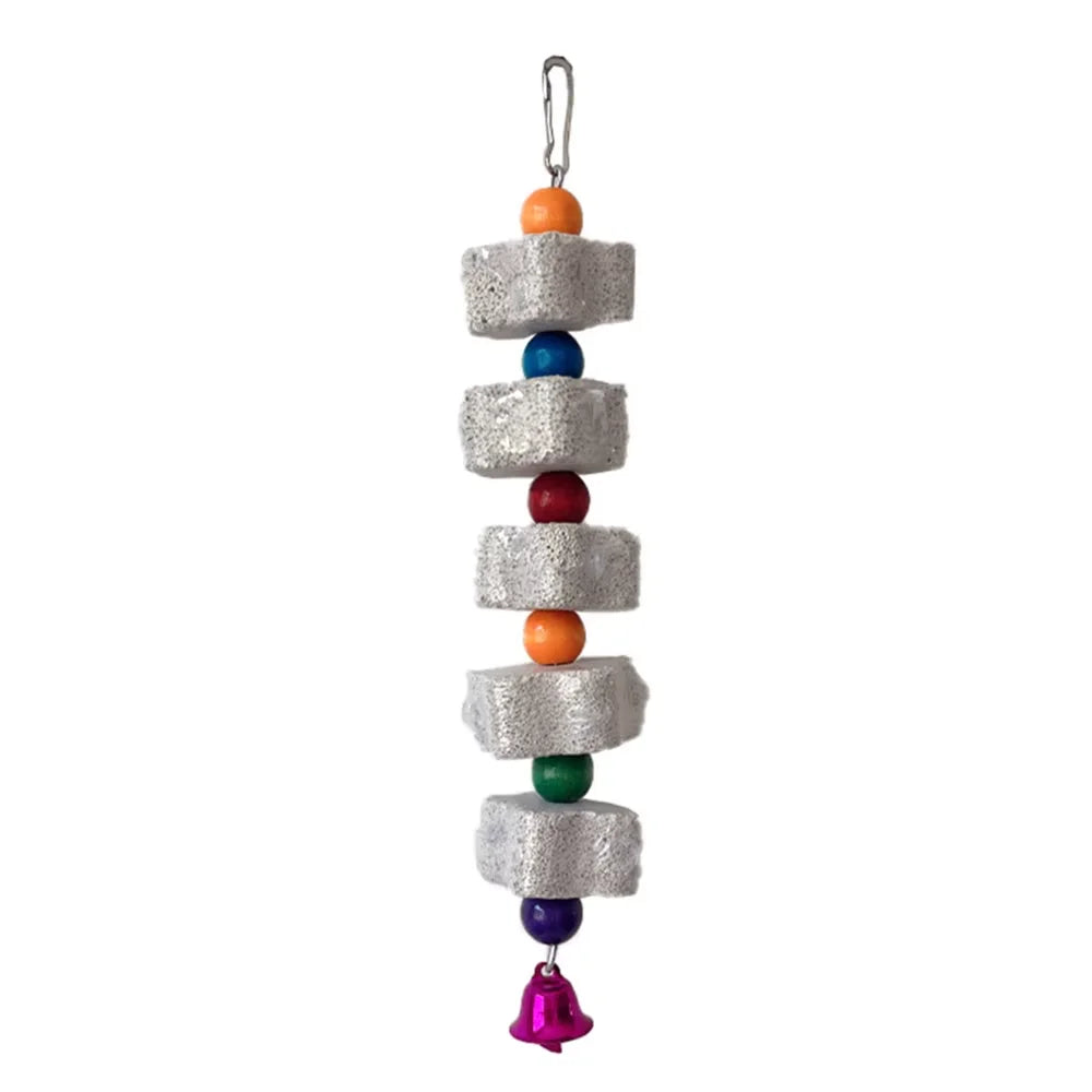 Parrot Chewing Plaything Bird Beak Grinding Stone – 6 Colors