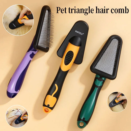 Cat Brush Pet Hair Remover Stainless Steel - MyPetDollar.com