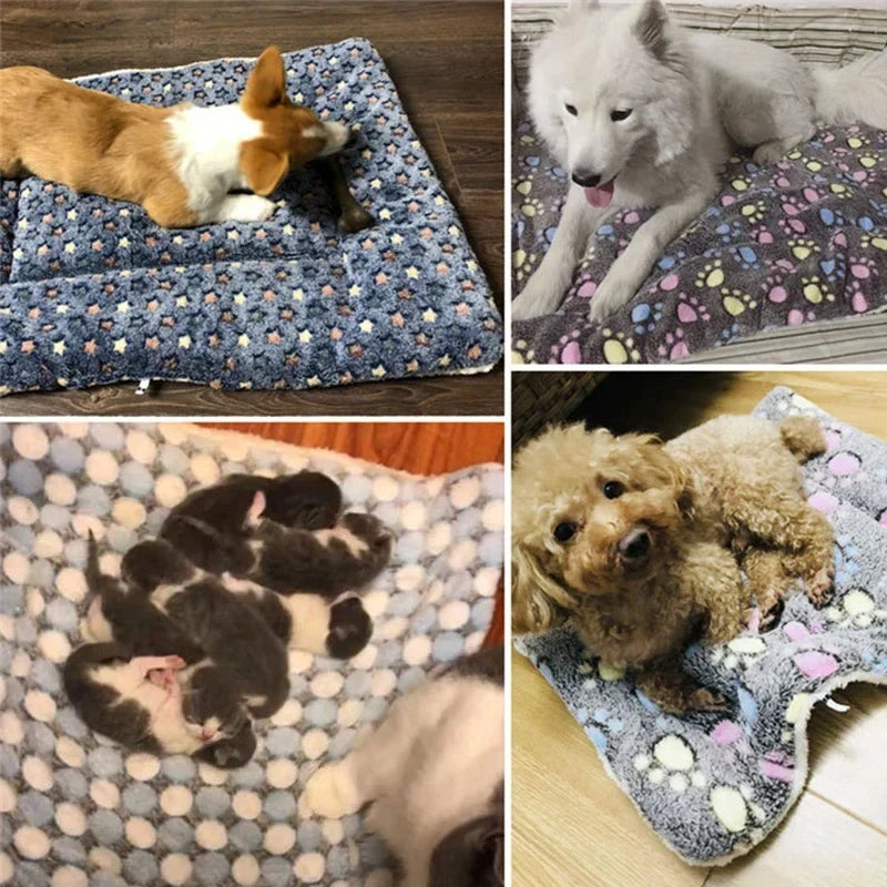 Flannel Pet Sleeping Mat Dog Bed Cat Litter - MyPetDollar.com