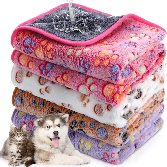 Pet Blanket Soft Fluffy Flannel Dog Sleeping - MyPetDollar.com
