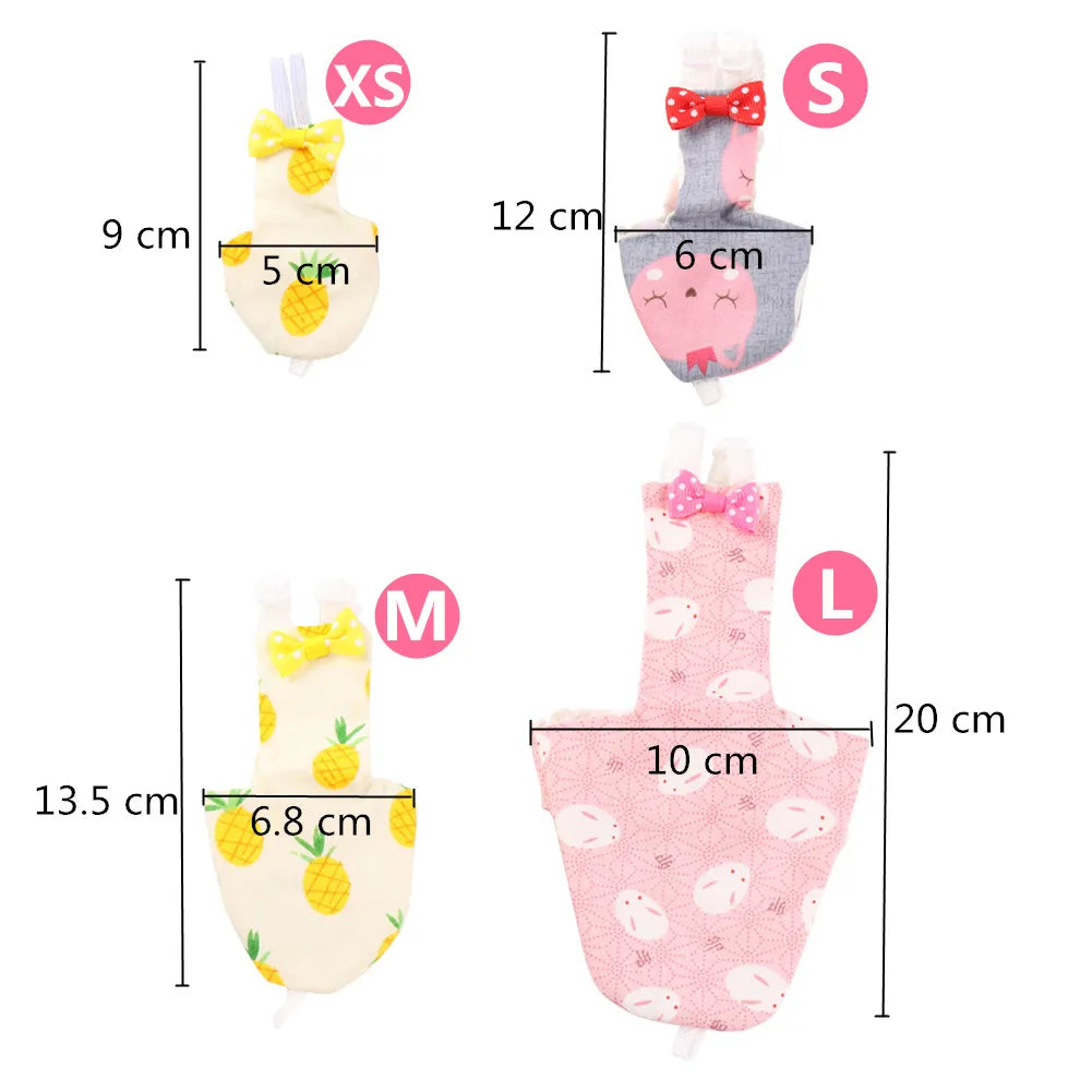 1Pc Pet Parrot Diaper Tie Tie Black Phoenix - MyPetDollar.com