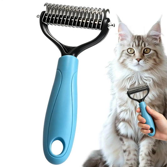 Pet Deshedding Brush Cat Comb Cleaning Hair - MyPetDollar.com