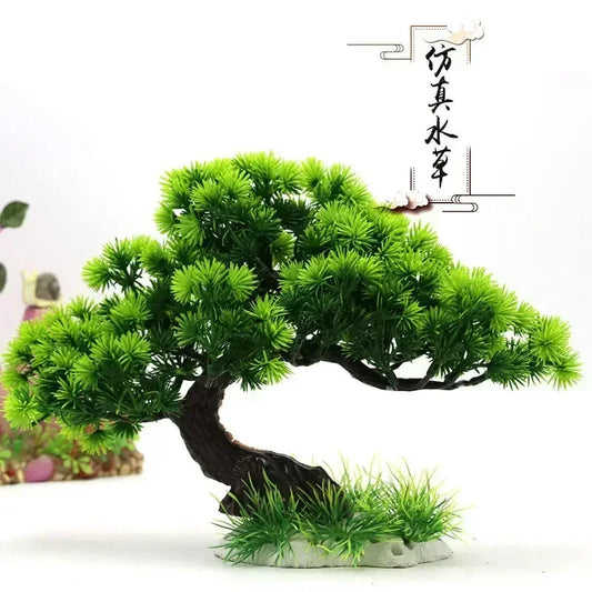 Aquarium Ornaments Simulation Plants Fish - MyPetDollar.com