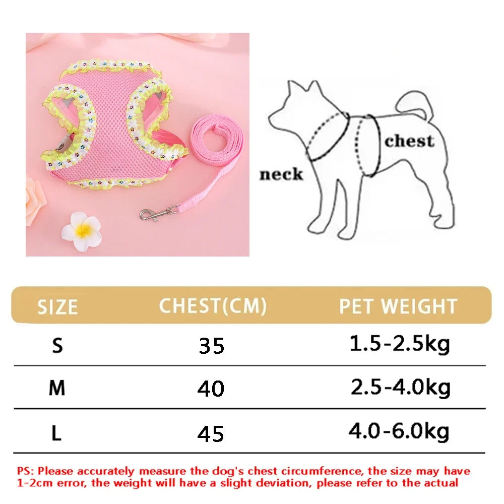 New Breathable Cute Cat Harness Set - MyPetDollar.com
