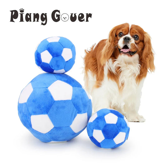 S/L Football Dog Toy Puppy Sound Chew Bite - MyPetDollar.com