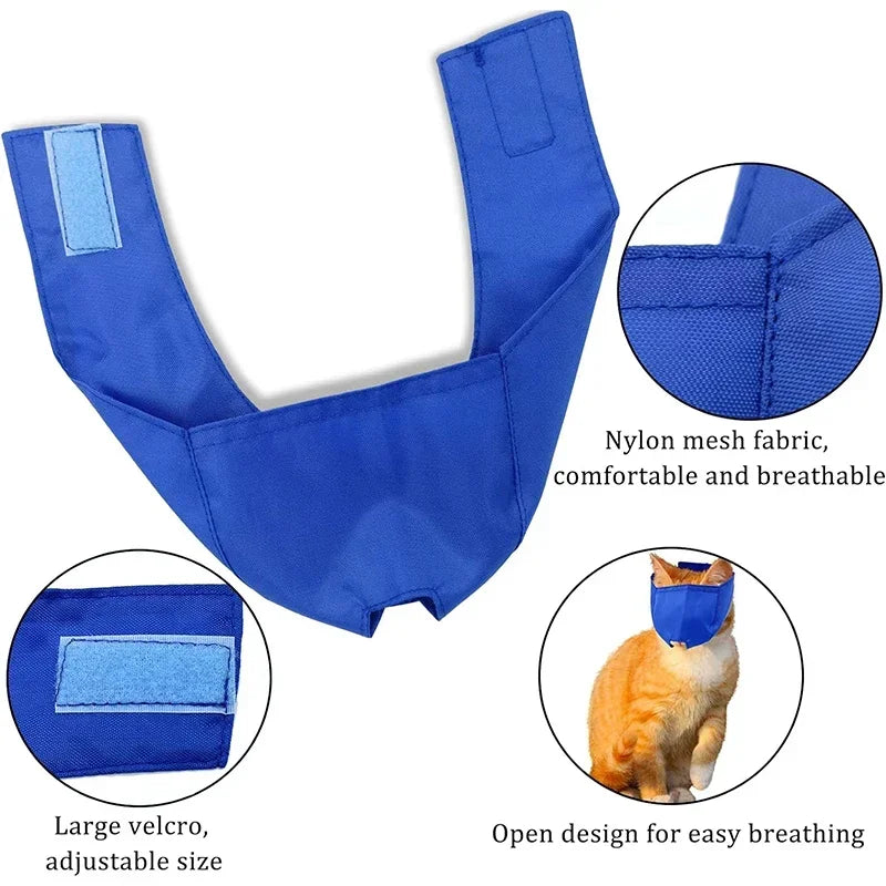 Cat Anti-Bite Breathable Nylon Protective - MyPetDollar.com