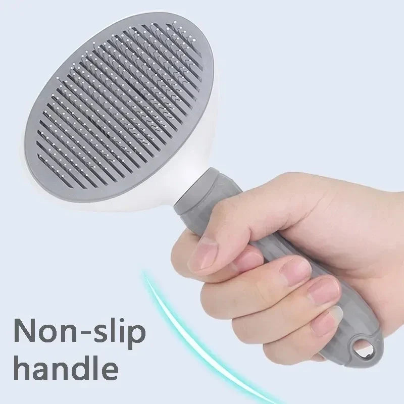 Self Cleaning Dog Cat Brush Comb, Pet Hair - MyPetDollar.com