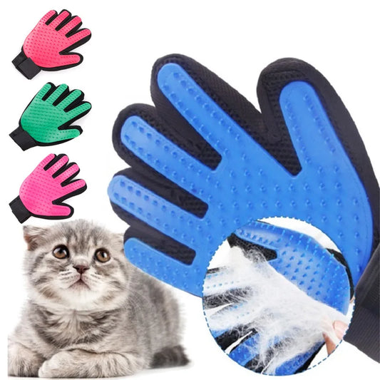 Pet Hair Remover Gloves Cat Dog Massage - MyPetDollar.com
