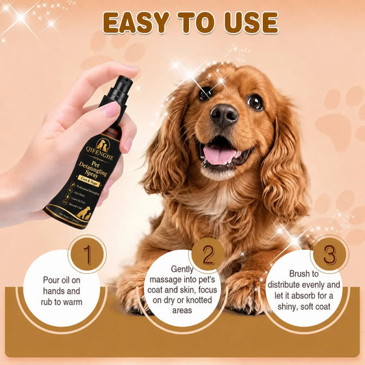Cat Dog Detangling Spray for Matted Fur No - MyPetDollar.com