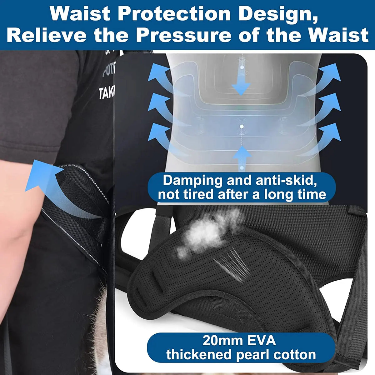 Wakytu Dog Lift Harness Sling Carrier for - MyPetDollar.com