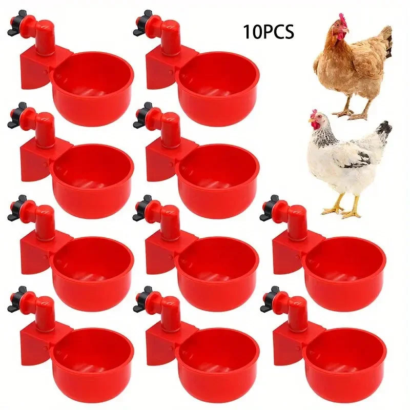 Chicken Drinking Dish Water Quail Poultry Automatic Dispenser
