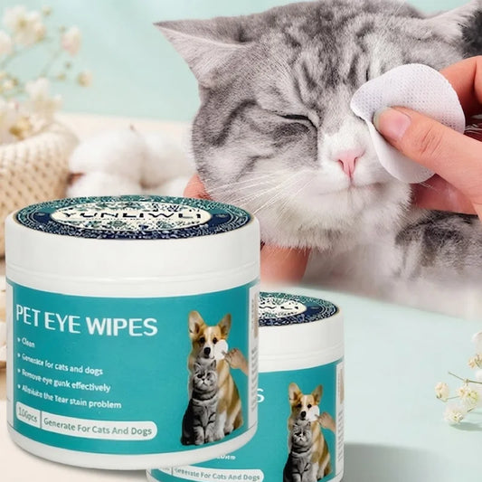100pcs of Dog and Cat Eye Wet Wipes Tear - MyPetDollar.com
