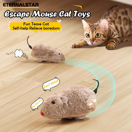Cat Toys Clockwork Simulation Mouse No - MyPetDollar.com