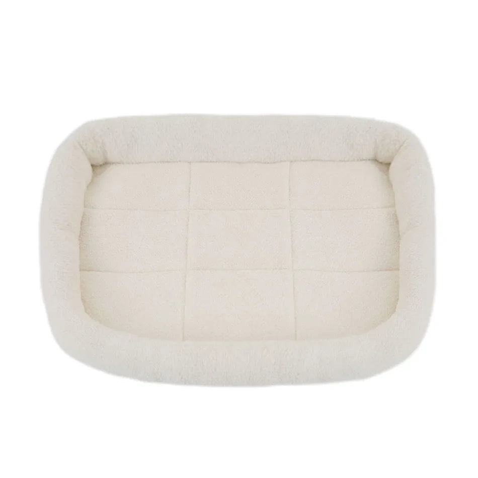 Soft Plush Square Dog Bed Mat Beds for Dogs - MyPetDollar.com