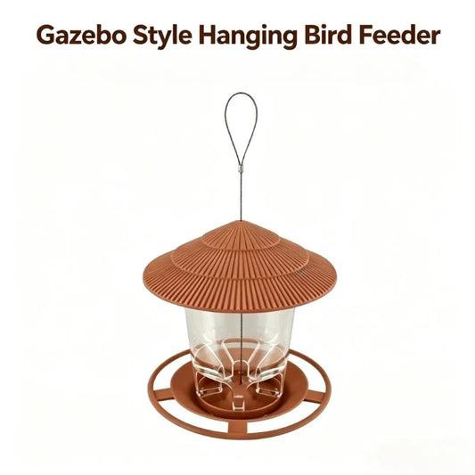 Gazebo Hanging Wild Bird Feeder Automatic - MyPetDollar.com