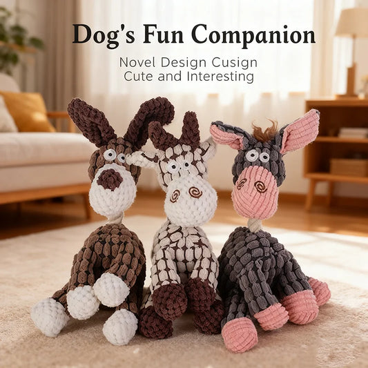 Soft Plush Dog Squeaky Toy Bite Resistant - MyPetDollar.com