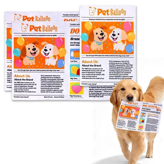 Indestructible Newspaper Dog Toy Creaks - MyPetDollar.com